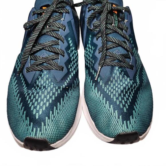 Nike Men's Zoom Winflo 7 Turbo Running Sneakers Size 11.5 Blue/Teal - Picture 3 of 9
